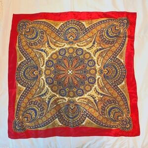 100% Silk R|U|N|W|A|Y Scarf 30" × 30"